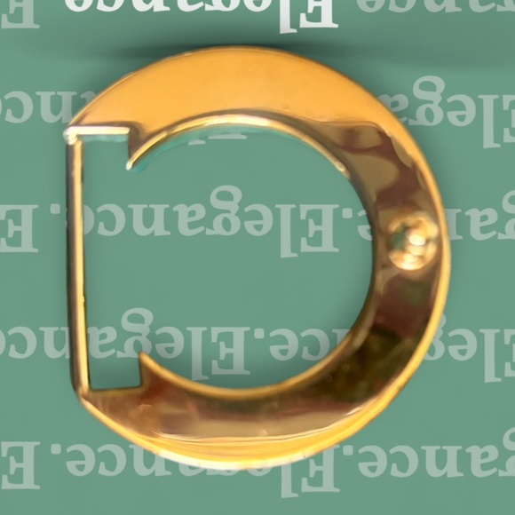 Tiffany & Co. Gold metal belt buckle . NEW - Picture 2 of 3